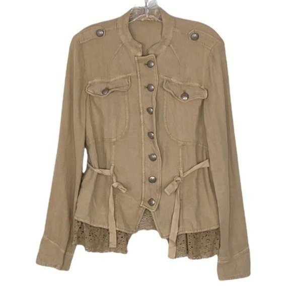 SOLD FREE PEOPLE Emilia Jacket In Corduroy Sand - Picture 2 of 5